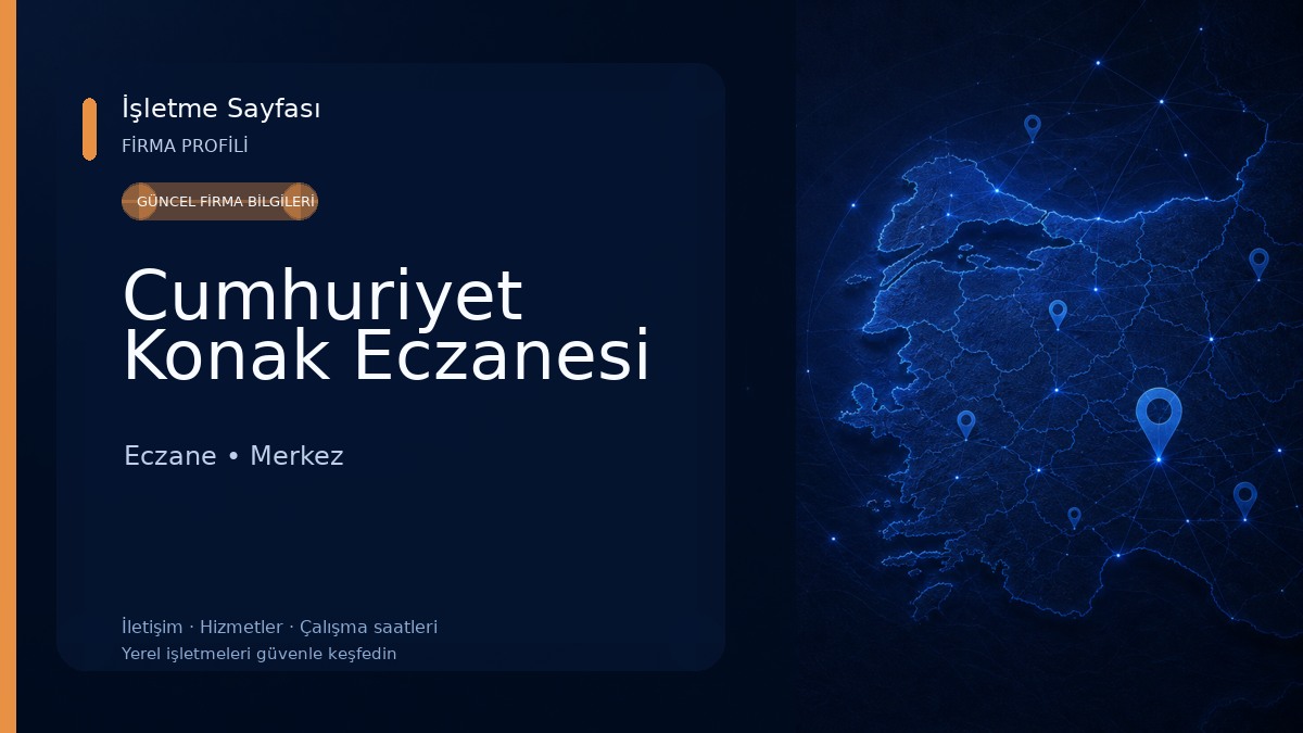 Cumhuriyet Konak Eczanesi Eczane