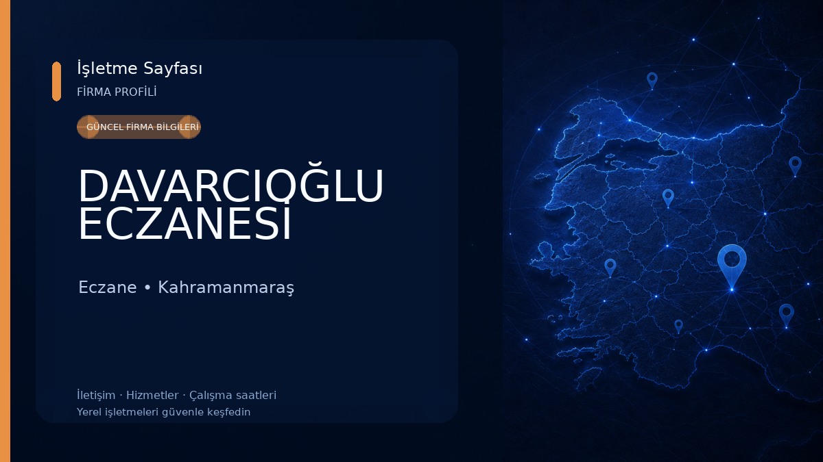 DAVARCIOĞLU ECZANESİ