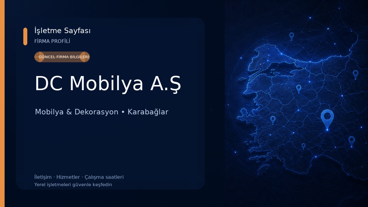 DC Mobilya A.Ş Mobilya & Dekorasyon