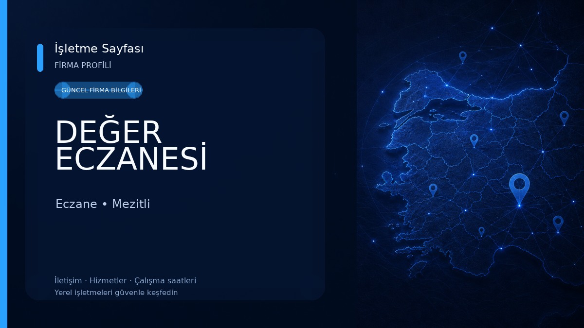 DEĞER ECZANESİ Eczane