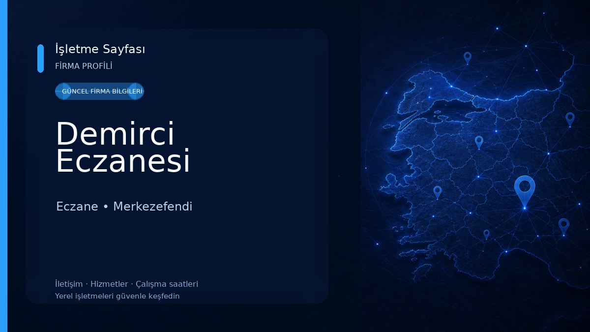 Demirci Eczanesi Eczane