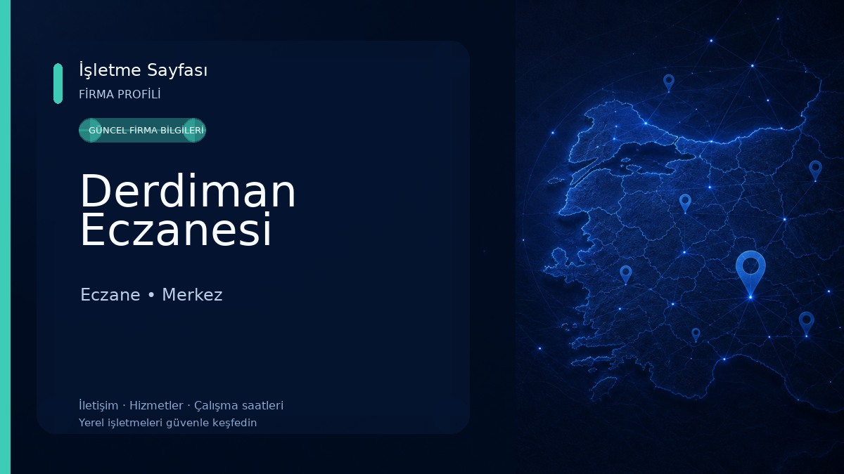 Derdiman Eczanesi Eczane
