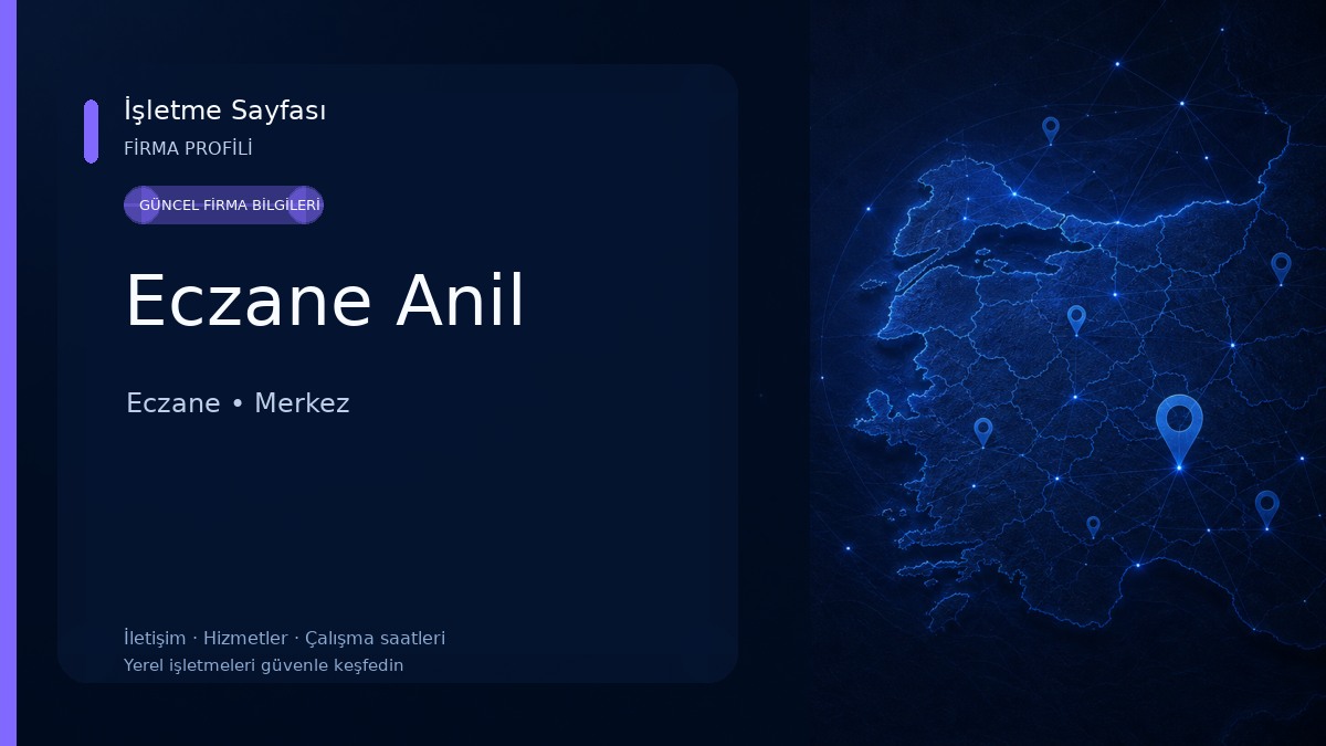 Eczane Anil Eczane