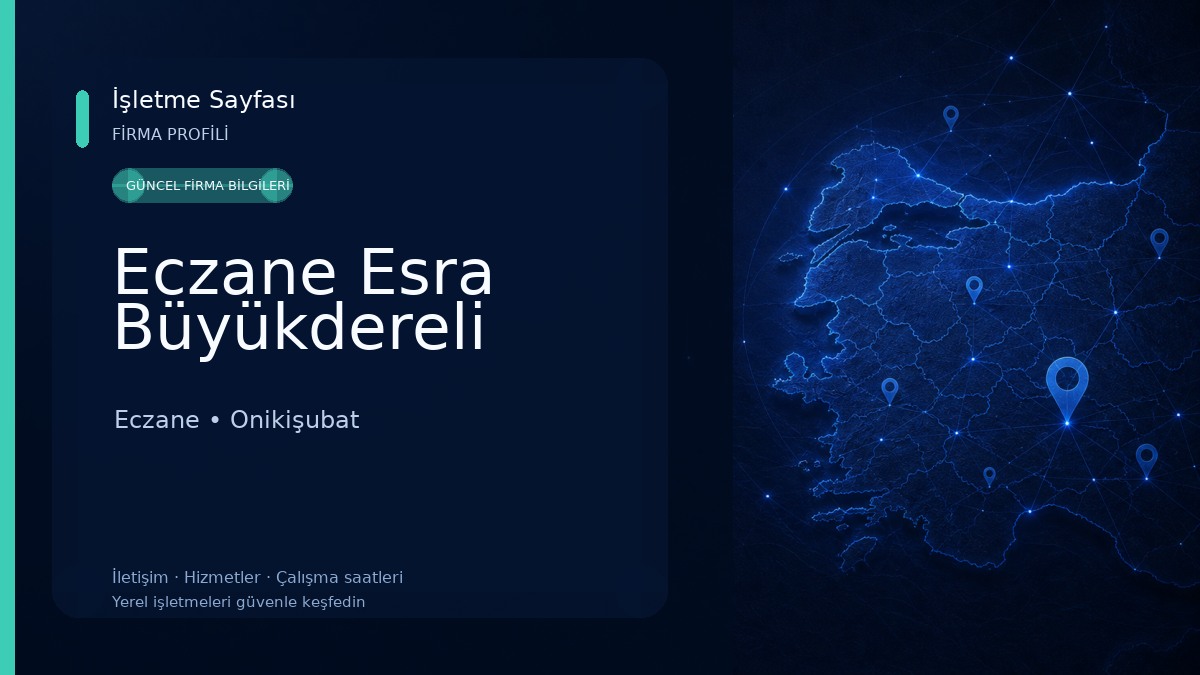 Eczane Esra Büyükdereli