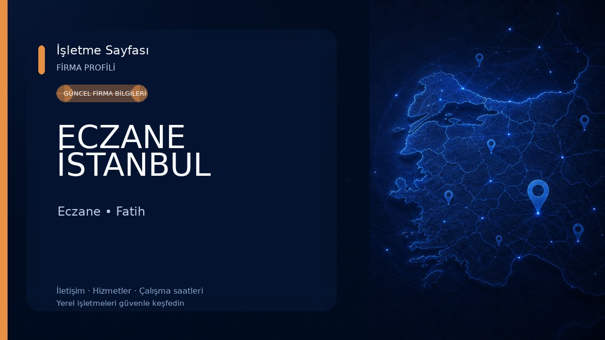 ECZANE İSTANBUL Eczane