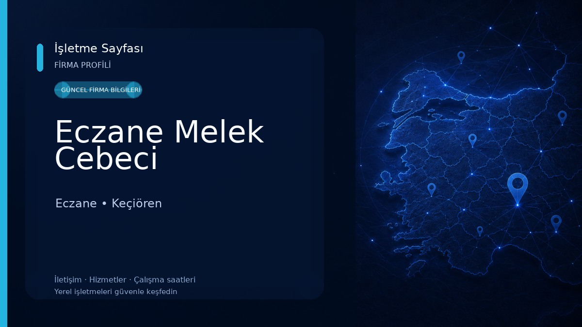 Eczane Melek Cebeci