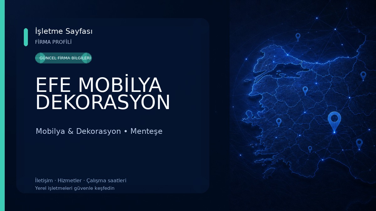 EFE MOBİLYA DEKORASYON 