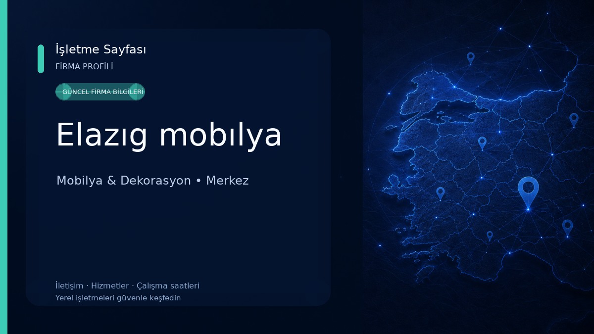 Elazıg mobılya Mobilya & Dekorasyon