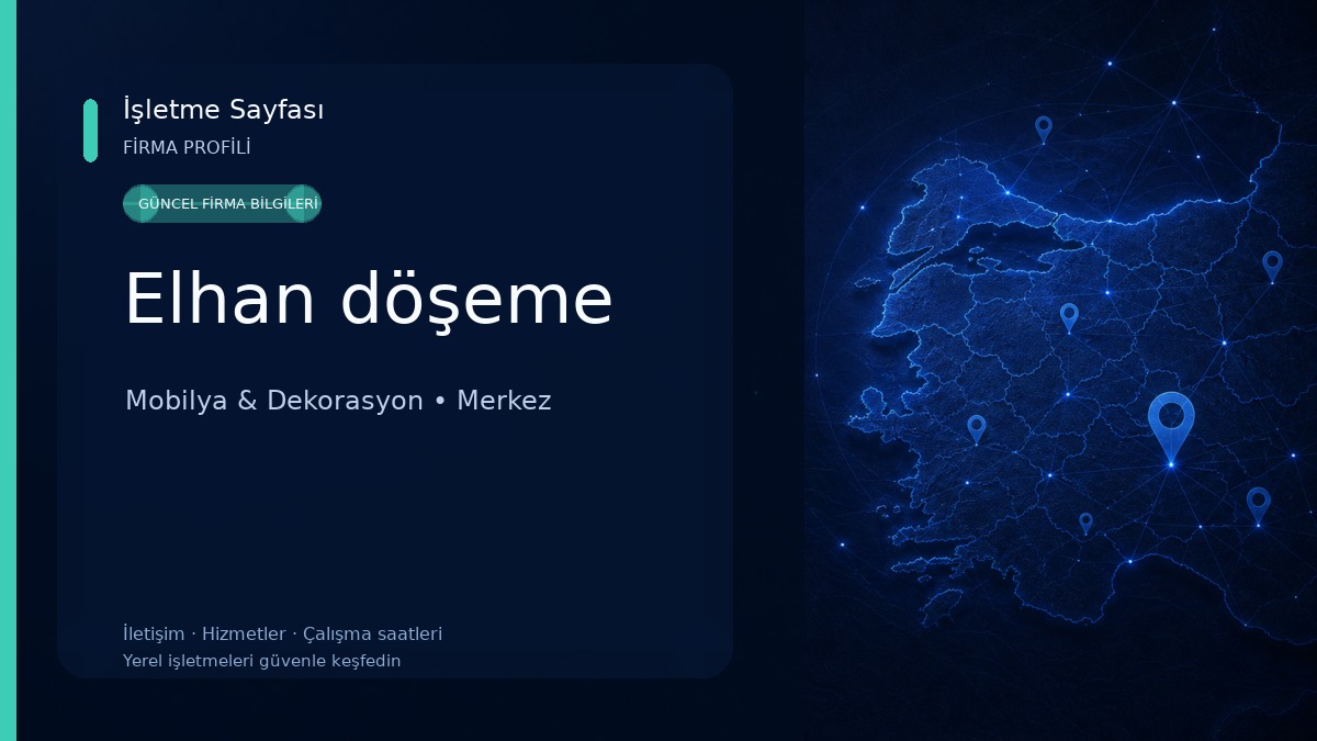 Elhan döşeme Mobilya & Dekorasyon