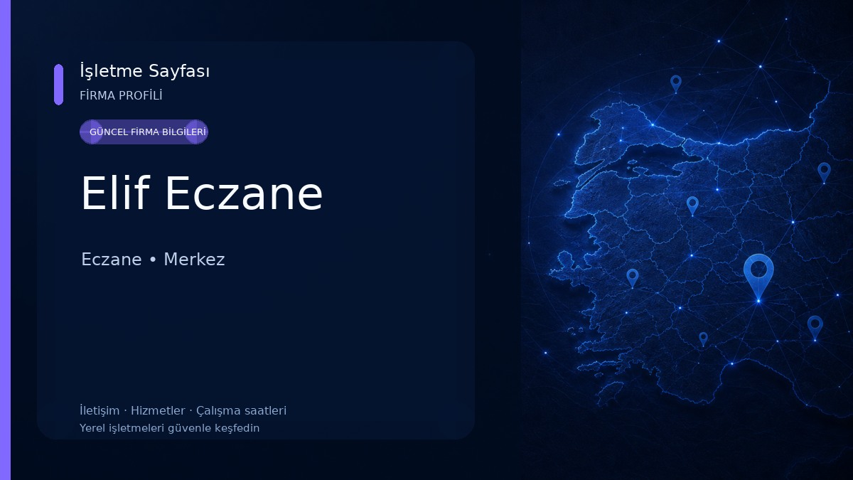 Elif Eczane Eczane