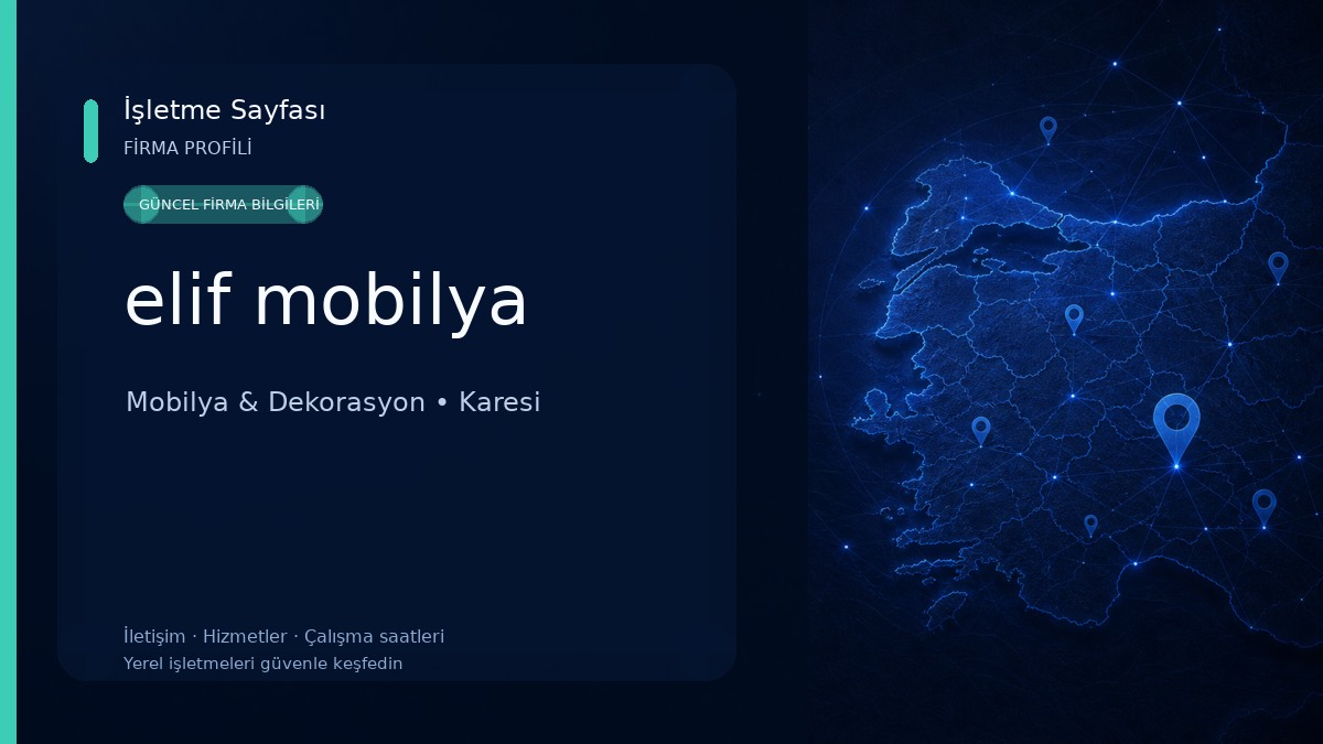 elif mobilya