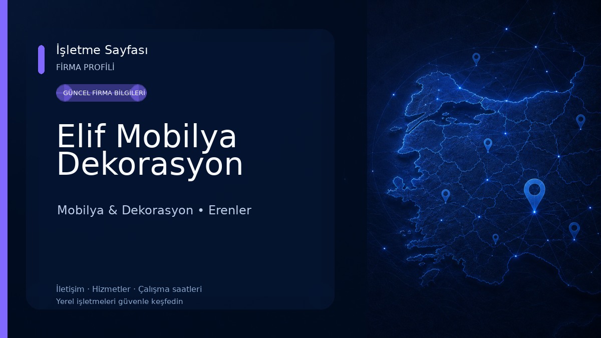 Elif Mobilya Dekorasyon Mobilya & Dekorasyon