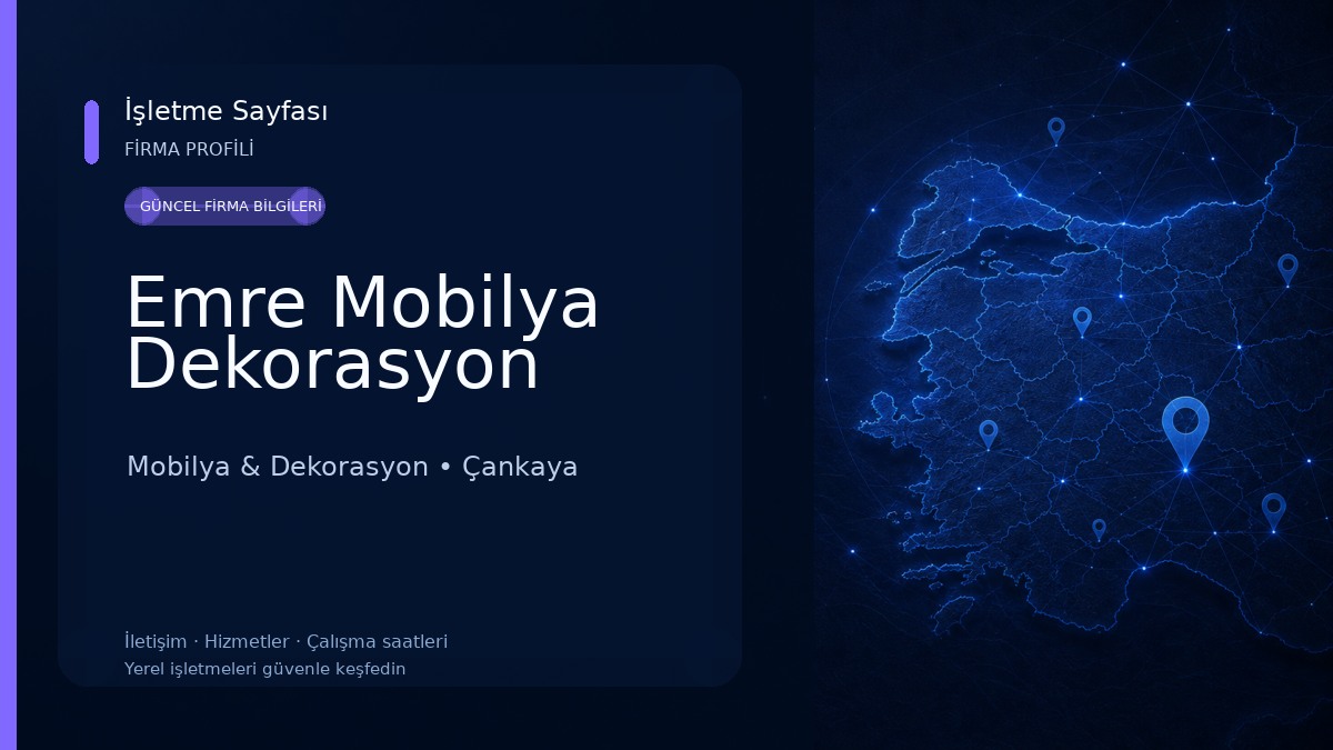 Emre Mobilya Dekorasyon 
