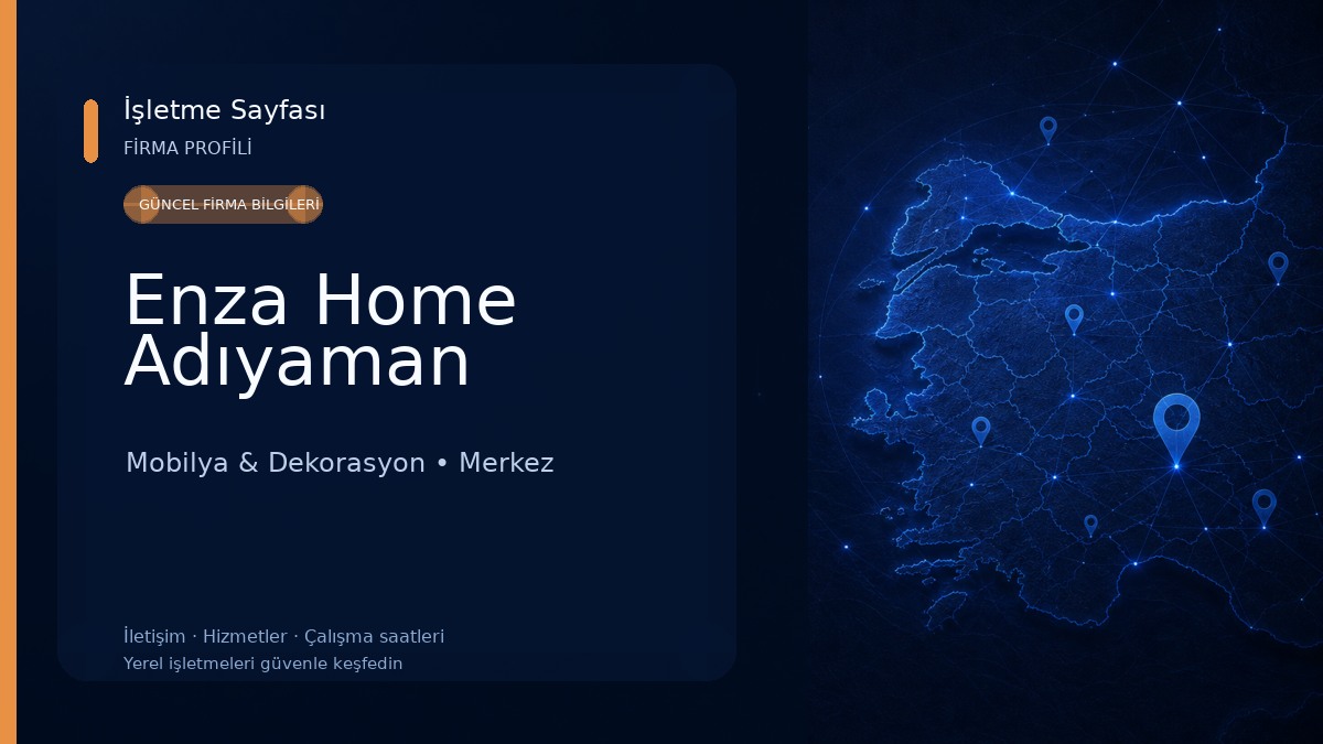 Enza Home Adıyaman Mobilya & Dekorasyon