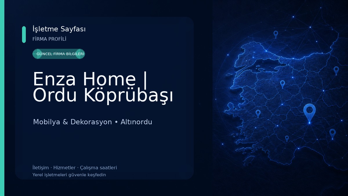 Enza Home | Ordu Köprübaşı Mobilya & Dekorasyon