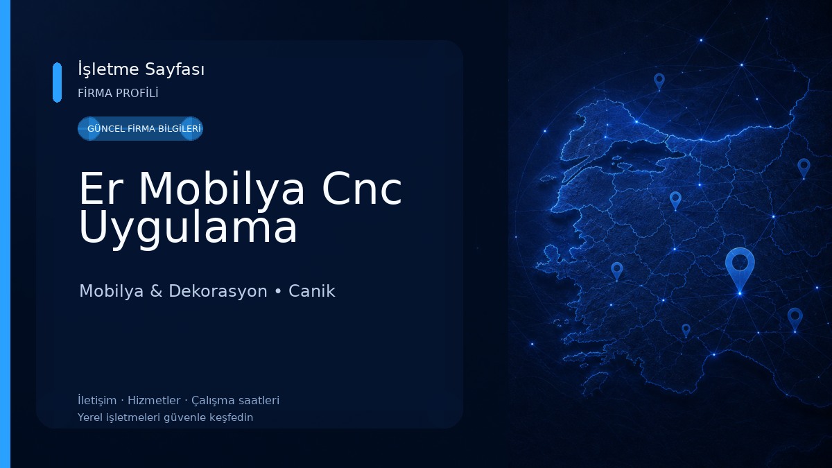 Er Mobilya Cnc Uygulama Mobilya & Dekorasyon
