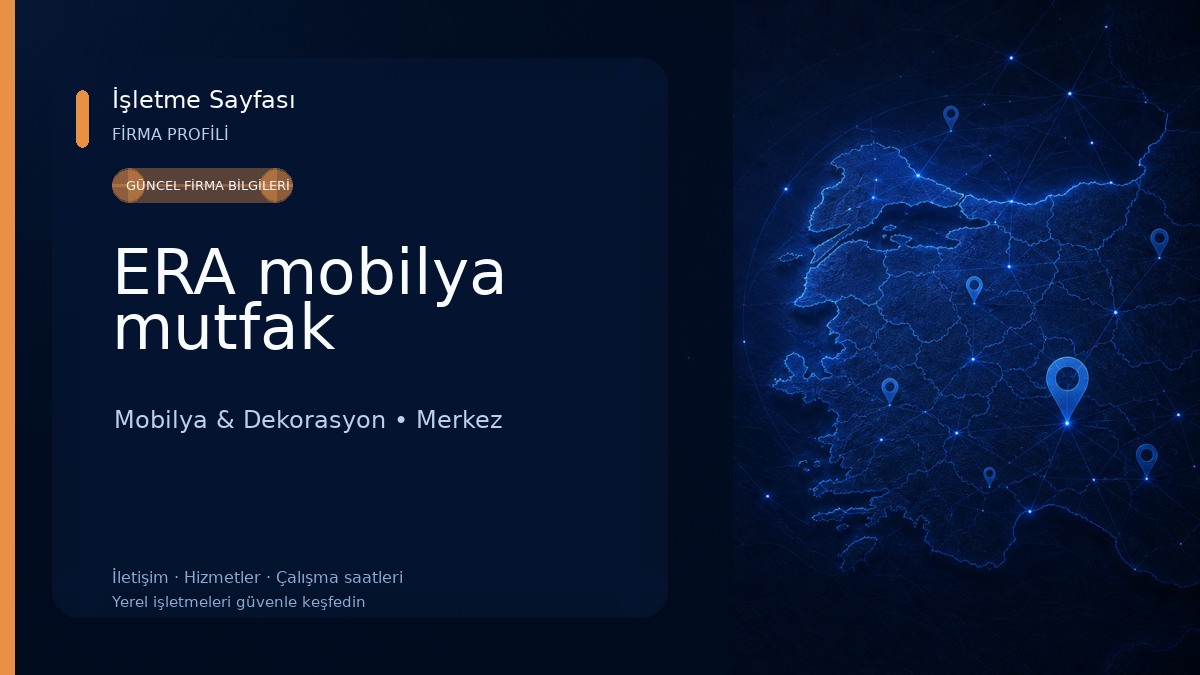 ERA mobilya mutfak