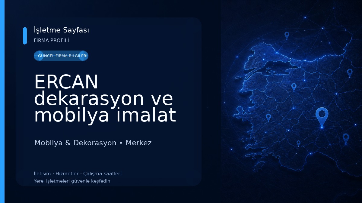 ERCAN dekarasyon ve mobilya imalat montaj Mobilya & Dekorasyon