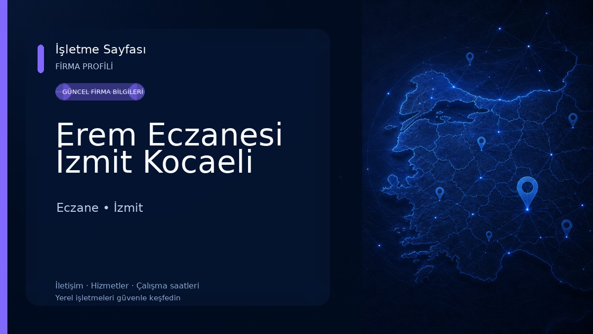 Erem Eczanesi İzmit Kocaeli