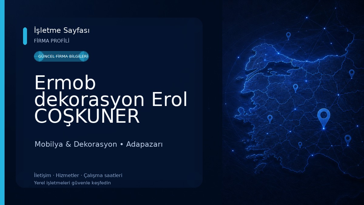 Ermob dekorasyon Erol COŞKUNER Mobilya & Dekorasyon