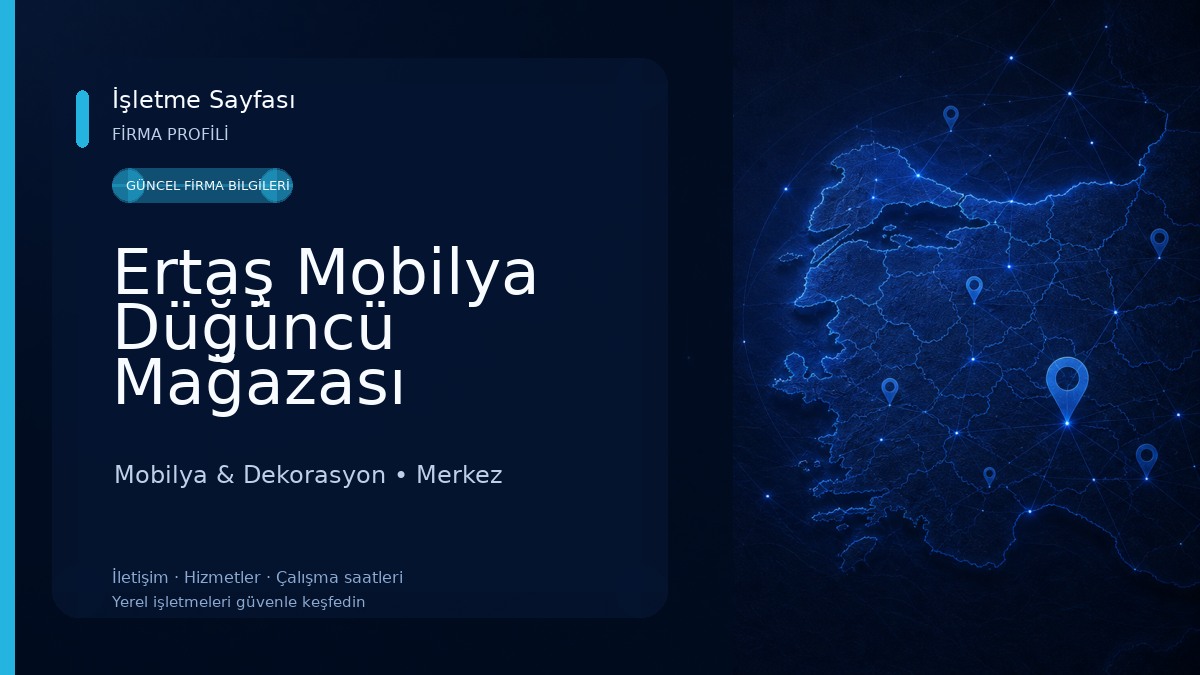 Ertaş Mobilya Düğüncü Mağazası
