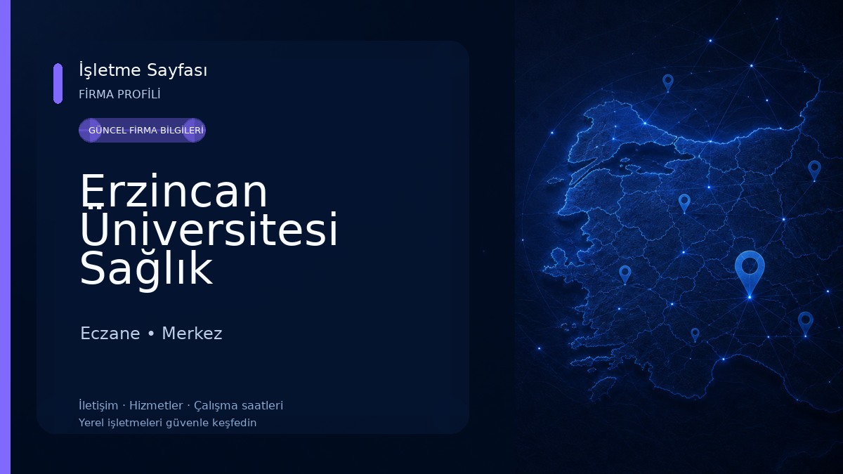 Erzincan Üniversitesi Sağlık Hizmetleri Meslek Yüksekokulu