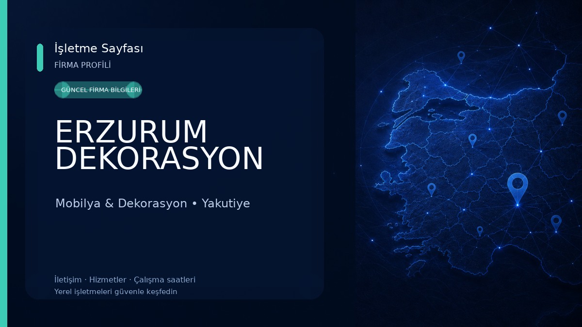 ERZURUM DEKORASYON 