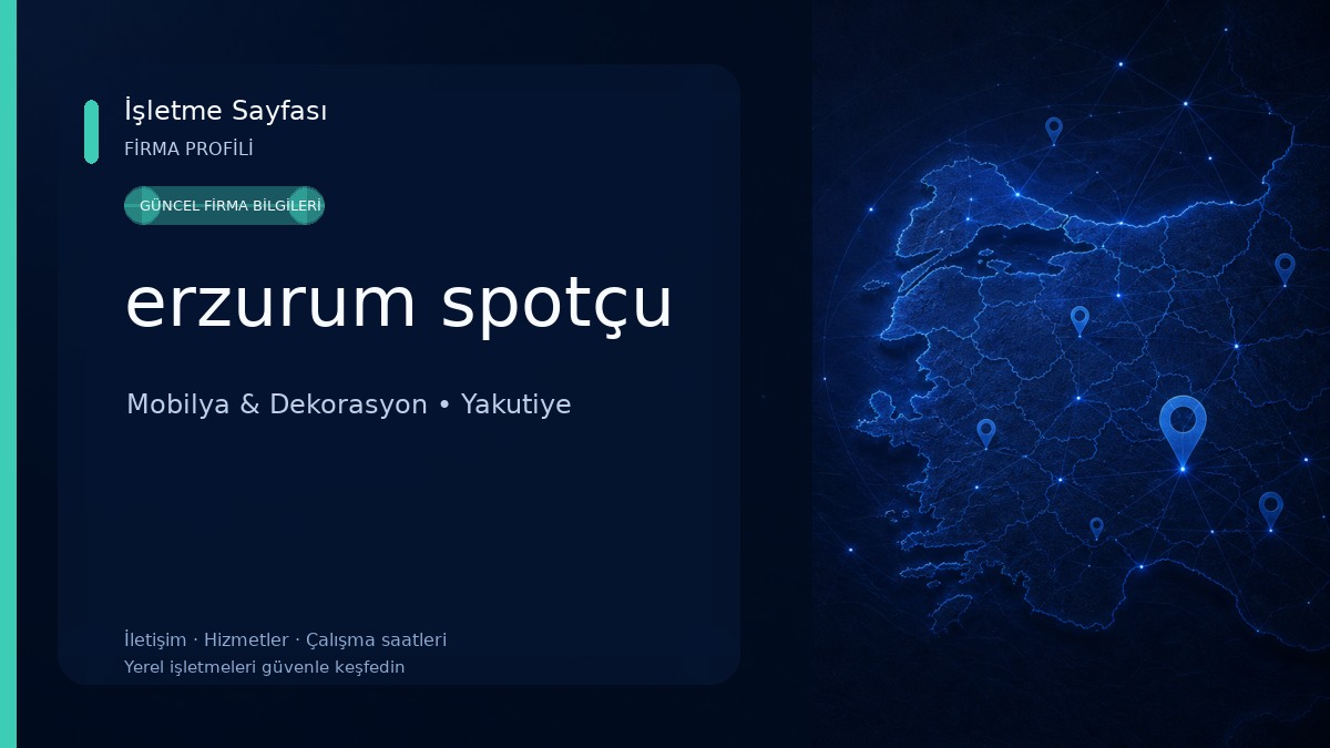 erzurum spotçu Mobilya & Dekorasyon