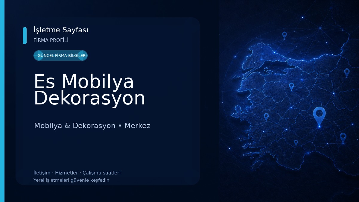 Es Mobilya Dekorasyon Mobilya & Dekorasyon