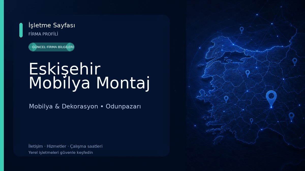 Eskişehir Mobilya Montaj Mobilya & Dekorasyon