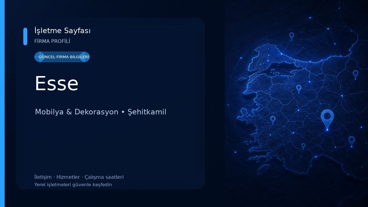 Esse Mobilya & Dekorasyon