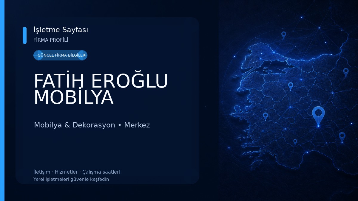 FATİH EROĞLU MOBİLYA