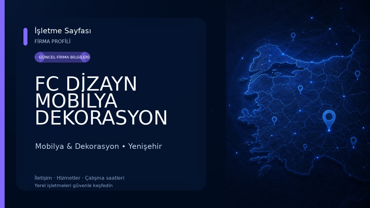 FC DİZAYN MOBİLYA DEKORASYON Mobilya & Dekorasyon