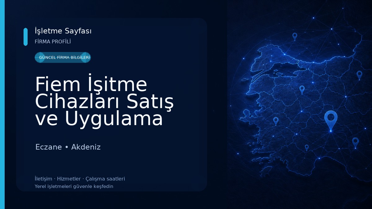 Fiem İşitme Cihazları Satış ve Uygulama Merkezi MERSİN
