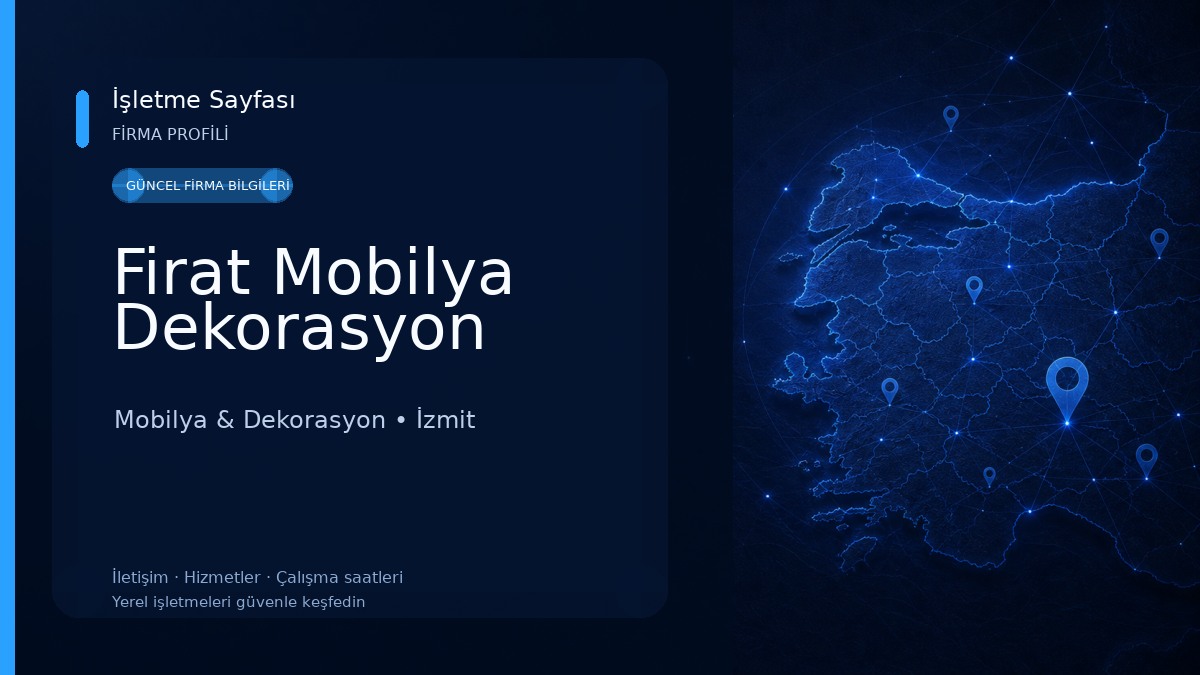Firat Mobilya Dekorasyon Mobilya & Dekorasyon
