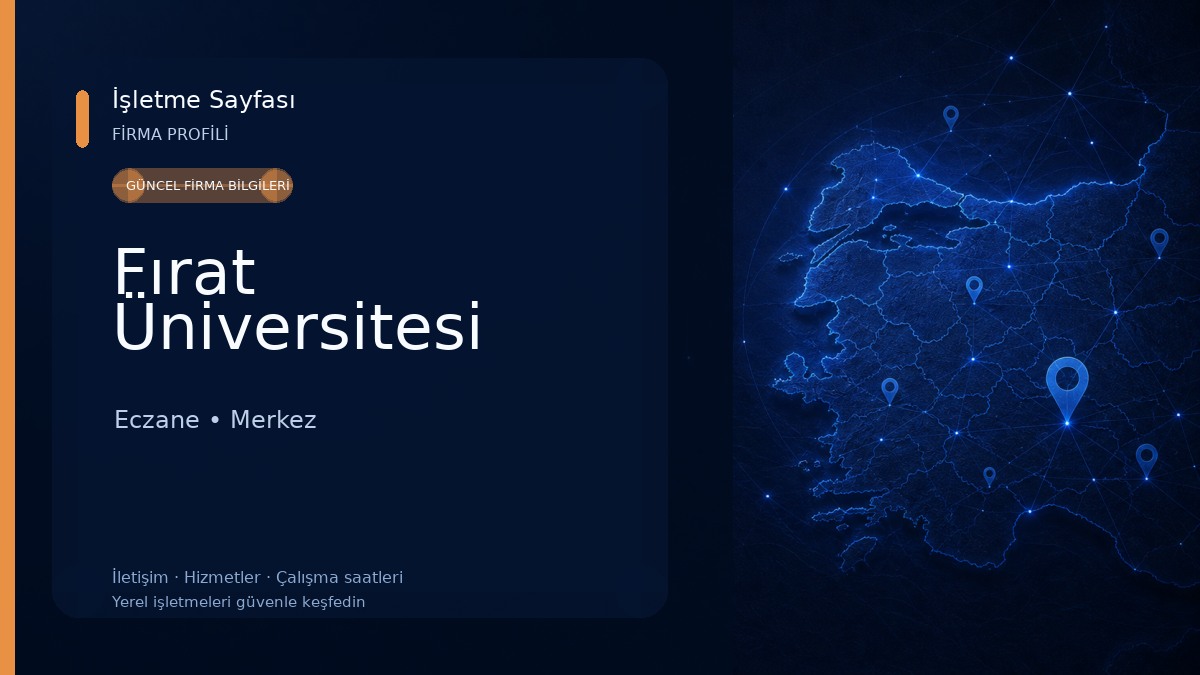 Fırat Üniversitesi Eczane