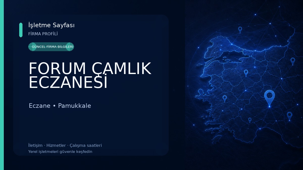 FORUM ÇAMLIK ECZANESİ