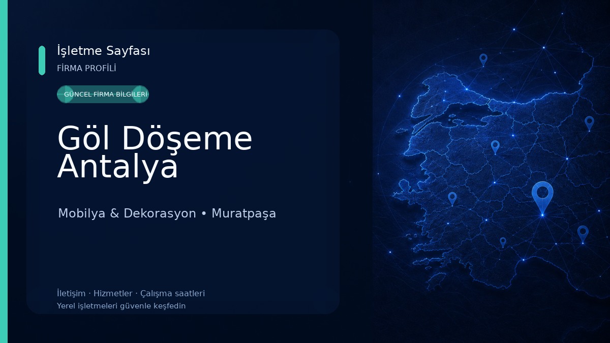 Göl Döşeme Antalya 