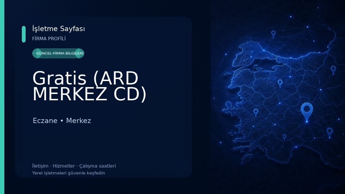 Gratis (ARD MERKEZ CD) Eczane
