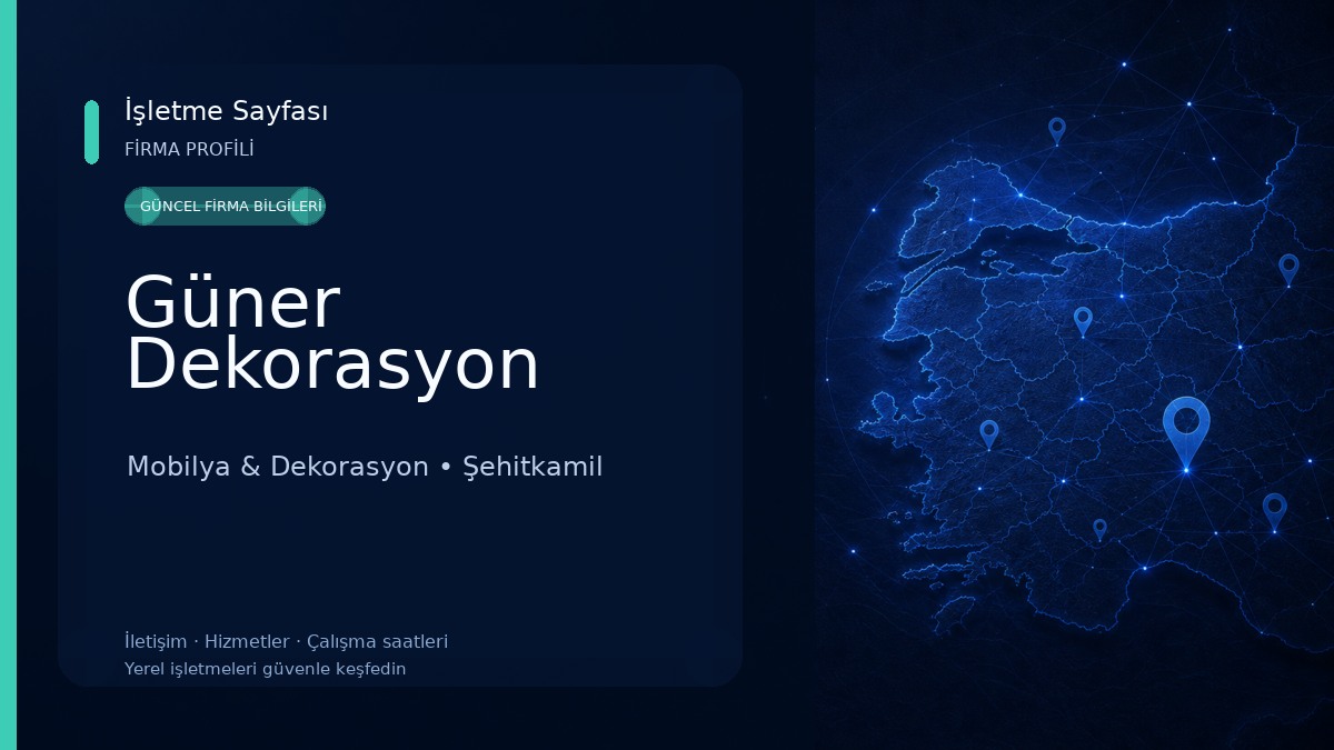 Güner Dekorasyon Mobilya & Dekorasyon