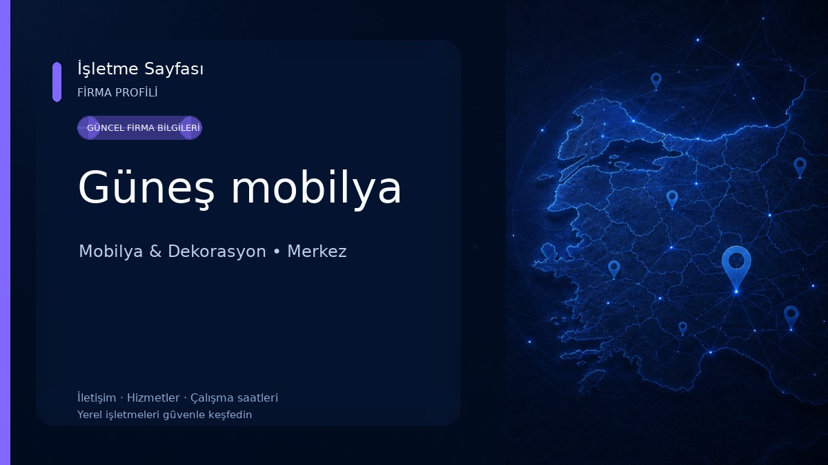 Güneş mobilya