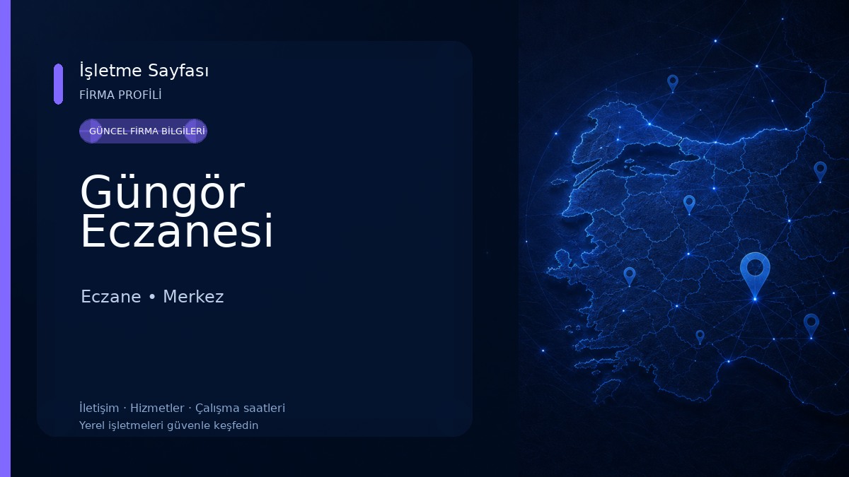 Güngör Eczanesi Eczane