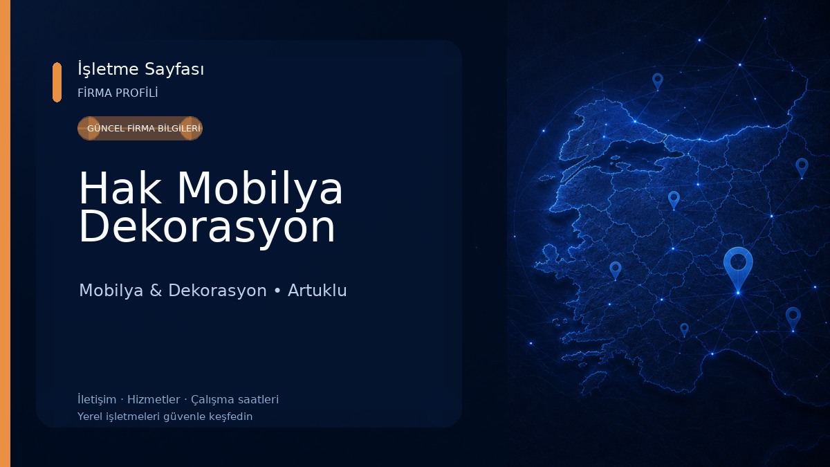 Hak Mobilya Dekorasyon