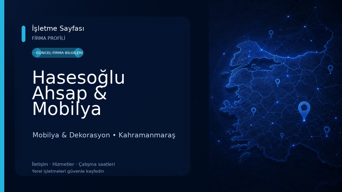 Hasesoğlu Ahsap & Mobilya Dekorasyon Mobilya & Dekorasyon