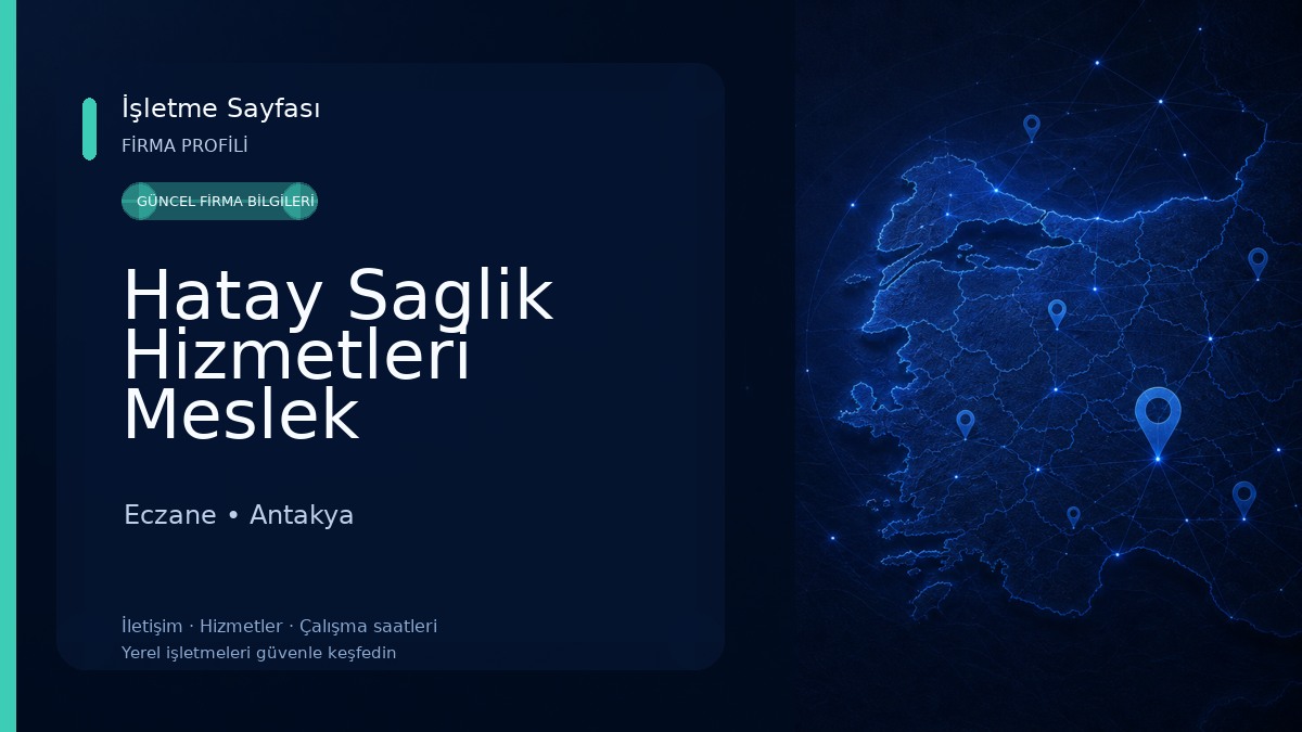 Hatay Saglik Hizmetleri Meslek Yuksekokulu Eczane