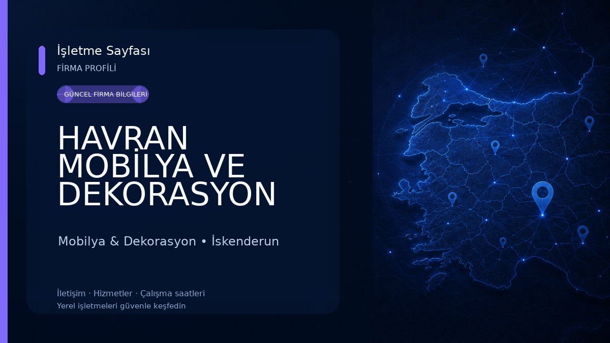 HAVRAN MOBİLYA VE DEKORASYON Mobilya & Dekorasyon