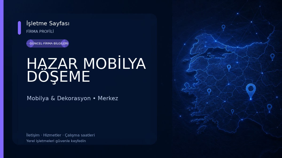 HAZAR MOBİLYA DÖŞEME