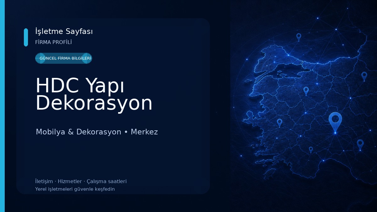 HDC Yapı Dekorasyon Mobilya & Dekorasyon