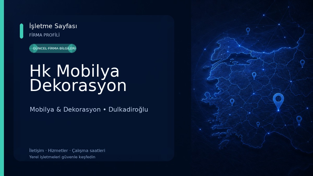 Hk Mobilya Dekorasyon Mobilya & Dekorasyon