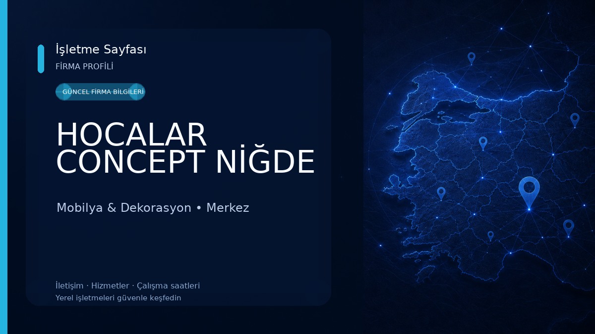 HOCALAR CONCEPT NİĞDE Mobilya & Dekorasyon